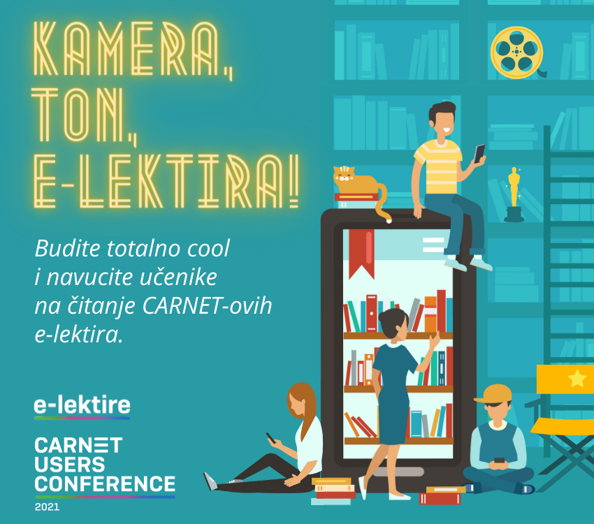 Petaši i osmaši snimili videonajave za natjecanje Kamera, ton e-lektira!