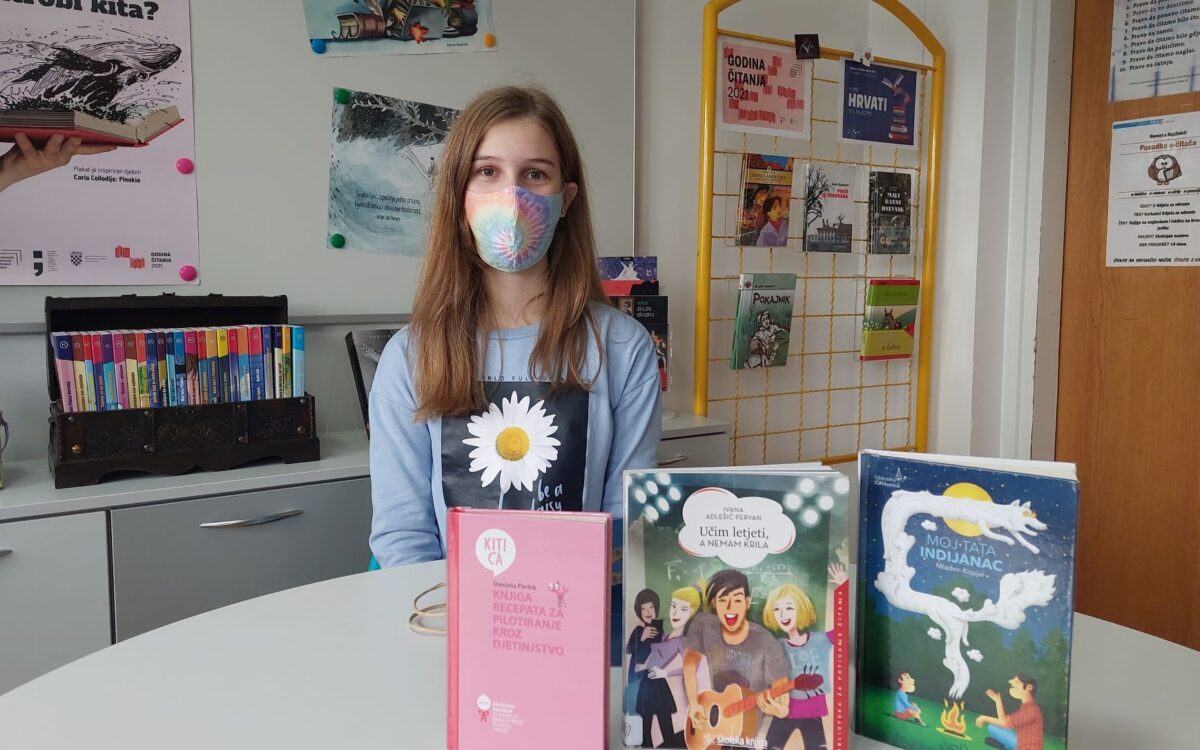 Hana Bijelić je pobjednica naše škole u Nacionalnom kvizu za poticanje čitanja
