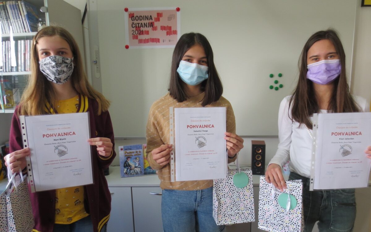 Ekipa naše škole osvojila 5. mjesto na Županijskom natjecanju „Čitanjem do zvijezda“