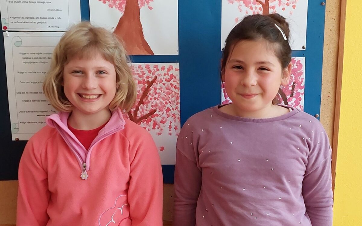 Katja i Iva upućene na nacionalno natjecanje Europa u školi