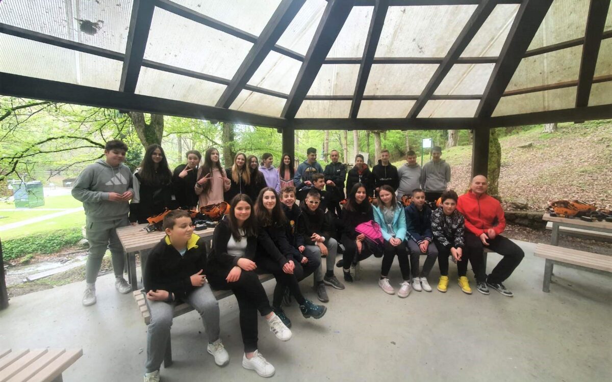 Sedmaši posjetili Papuk – zeleni otok Panonskog mora