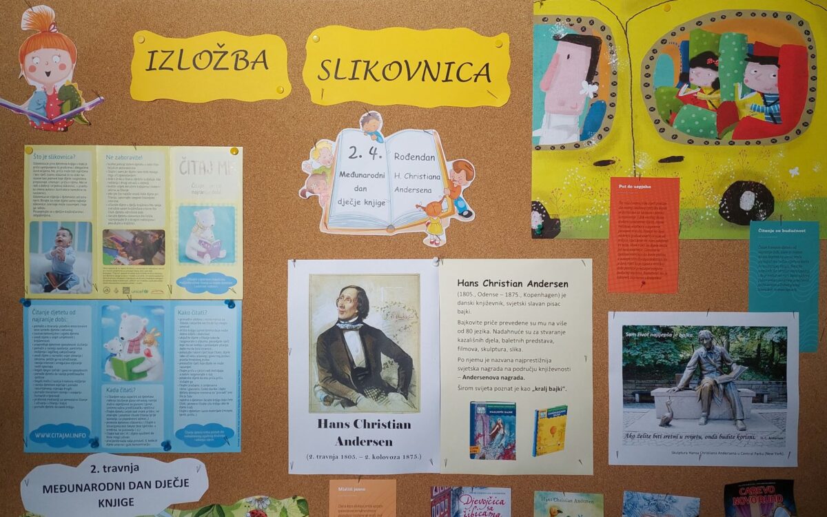 Izložba slikovnica povodom  Međunarodnog dana dječje knjige