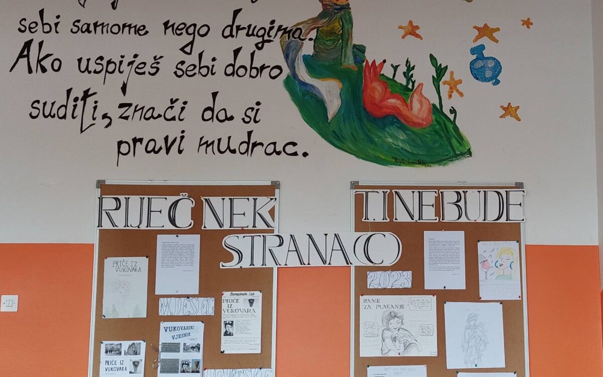 Izložba  Nek’ ti riječ  ne bude strana(c)