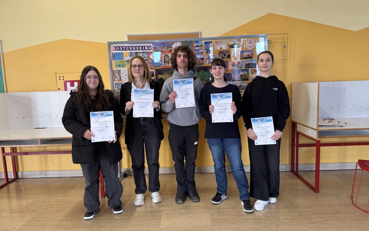 Sjajni rezultati na Županijskom natjecanju iz engleskog jezika