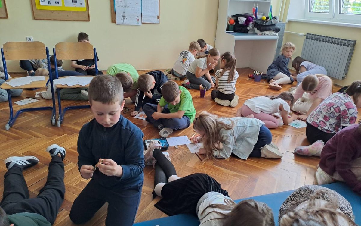 Kockići u posjetu trećašima